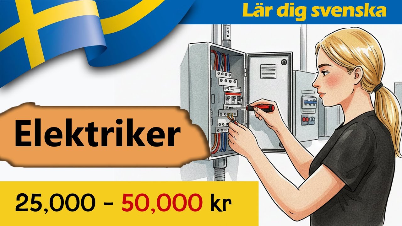 Lär dig svenska (Elektriker i Sverige)