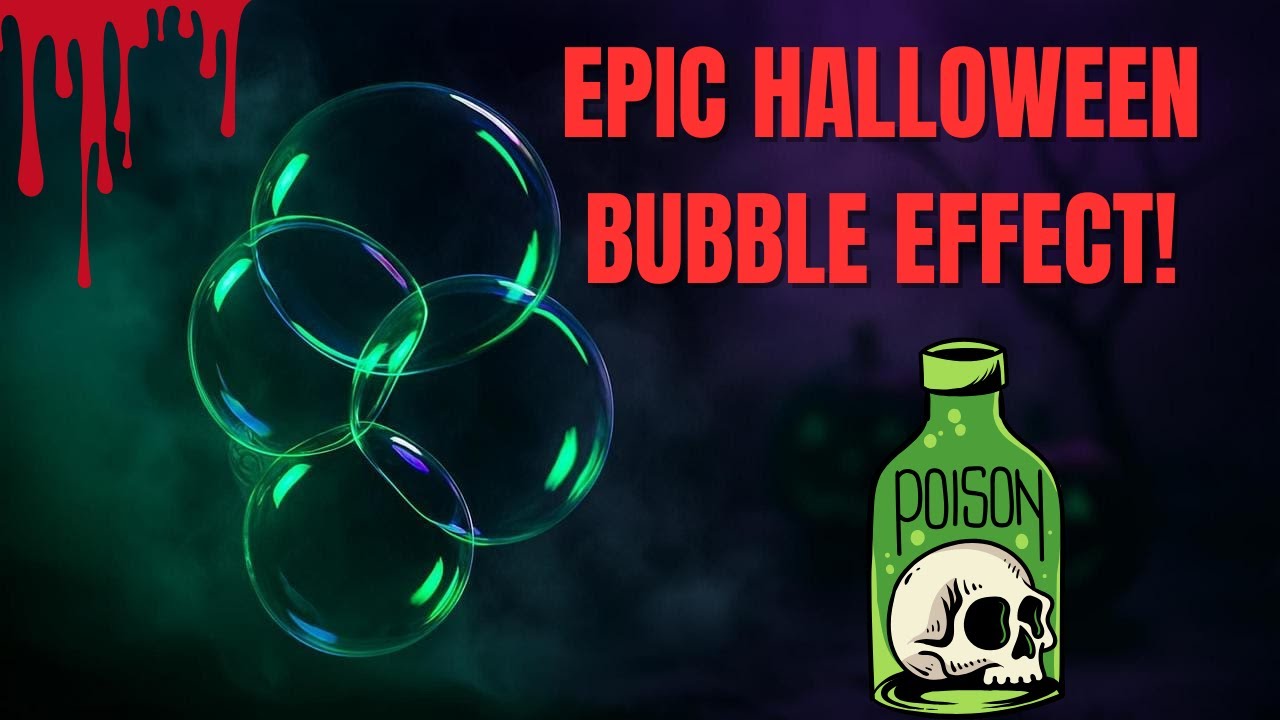 Glowing Bubble Fog Under Black Light: The Ultimate Halloween Hack!