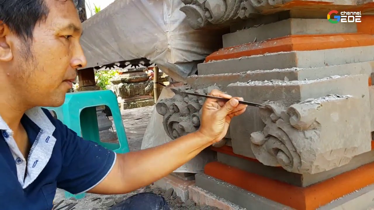 TUTORIAL BUAT UKIRAN SIMBAR KARANG DAUN.