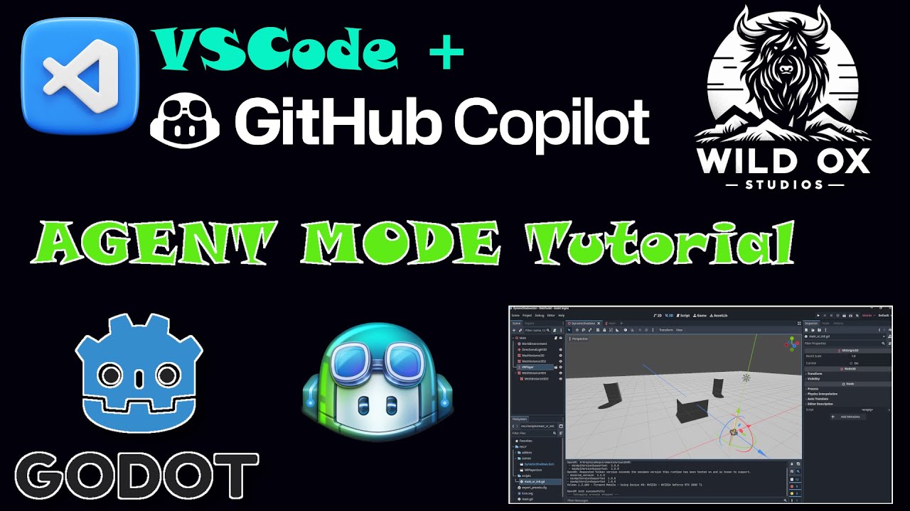 Учебное пособие по Godot + Github Copilot Agent Mode — Часть 2