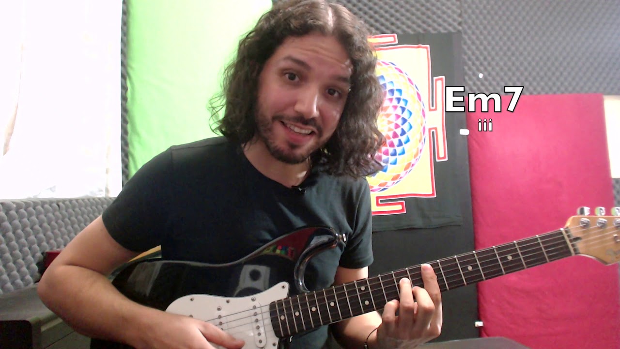 Arpegios de 7mas con STRING SKIPPING --- ejercicio super divertido!!