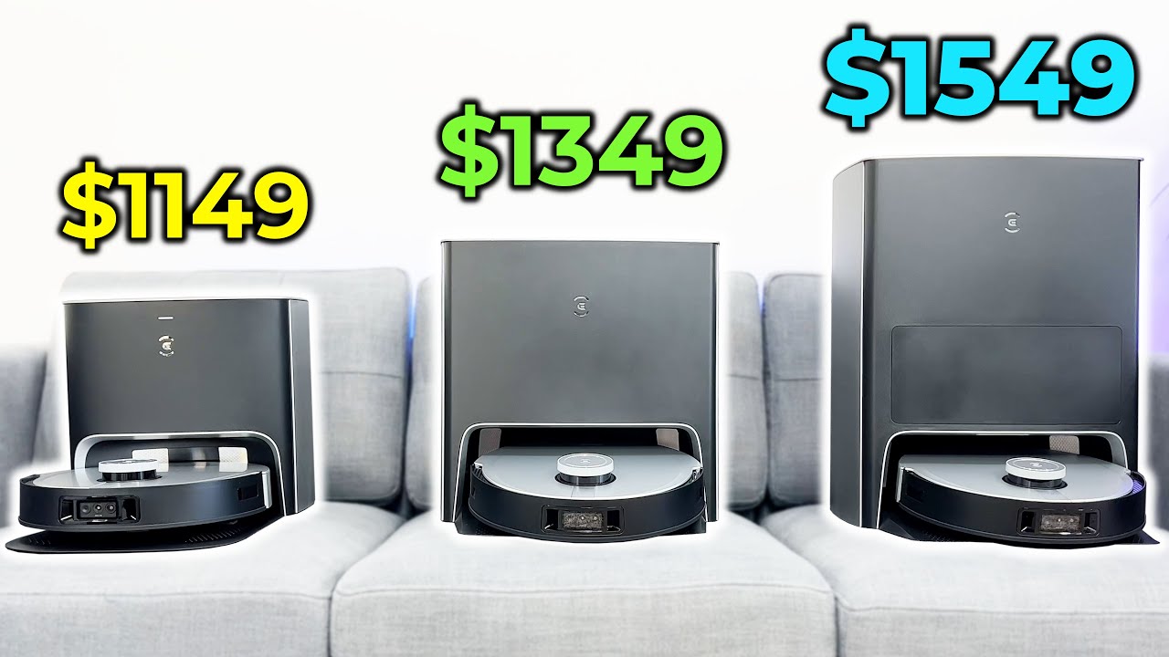 The Most Advanced Ecovacs! X1 PLUS vs X1 TURBO vs X1 OMNI