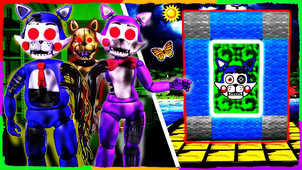 Minecraft FNAF - How to Make a Portal to FIVE NIGHTS AT CANDY'S 2