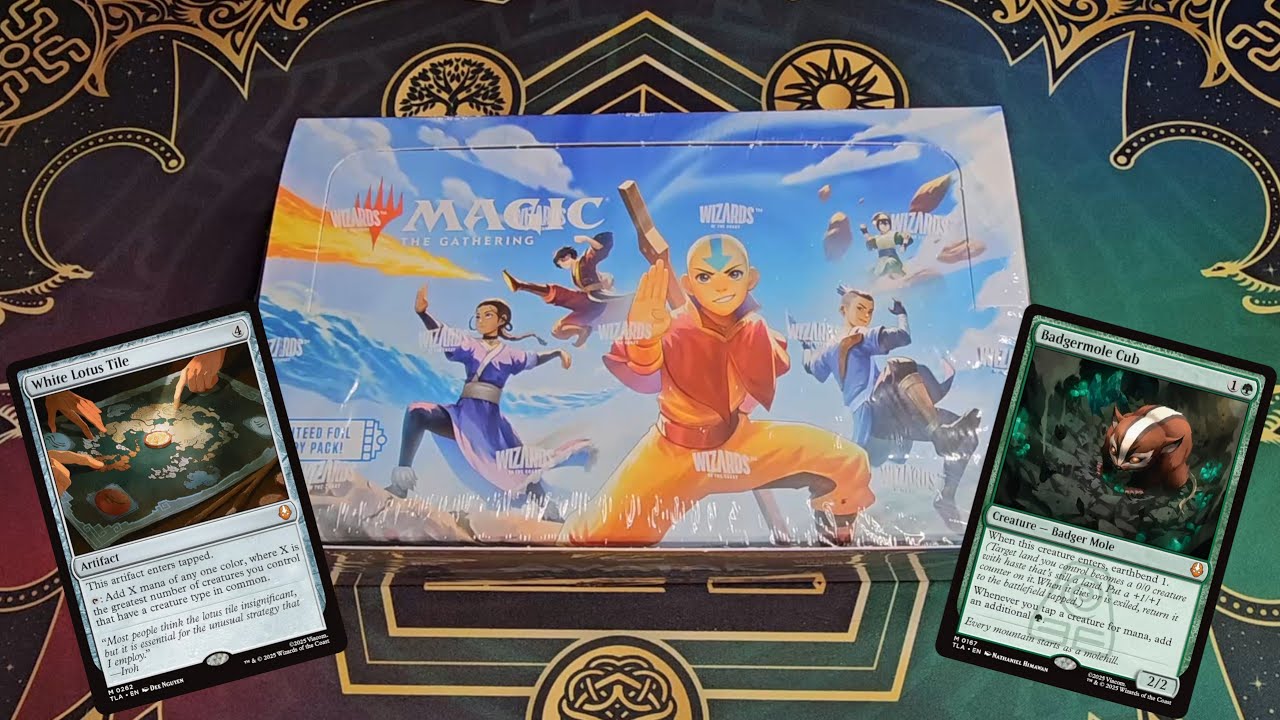 Opening an Avatar The Last Airbender Booster Box