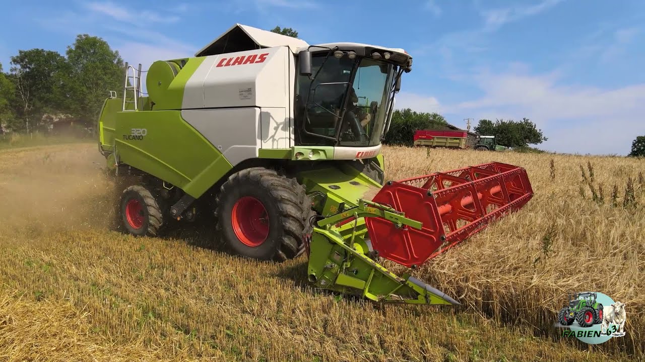[Drone] Moisson des orges 🌾 Claas Tucano 320 - 2021