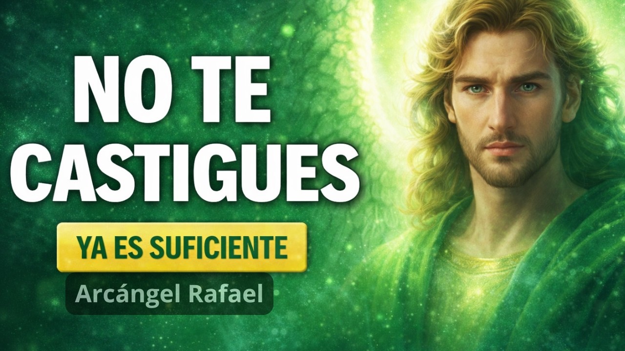 💚 Arcángel Rafael: NO TE CASTIGUES… hoy se rompe la culpa (escucha esto) 😭✨