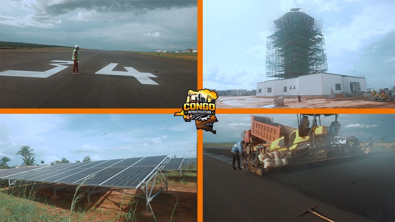 FATSHI FRAPPE ENCORE Travaux d’infrastructures à Mbujimayi : construction en cours d’aéroport