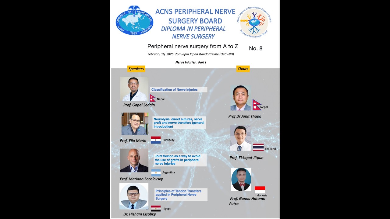 ACNS PN Diploma Webinar - Nerve Injuries Part 1 Feb 16, 2026