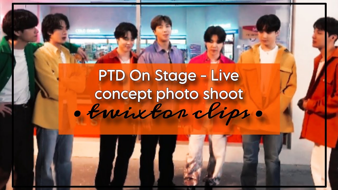 BTS 'Permission To Dance On Stage - Live' Concept photo shoot sketch twixtor clips || By JKNVSS