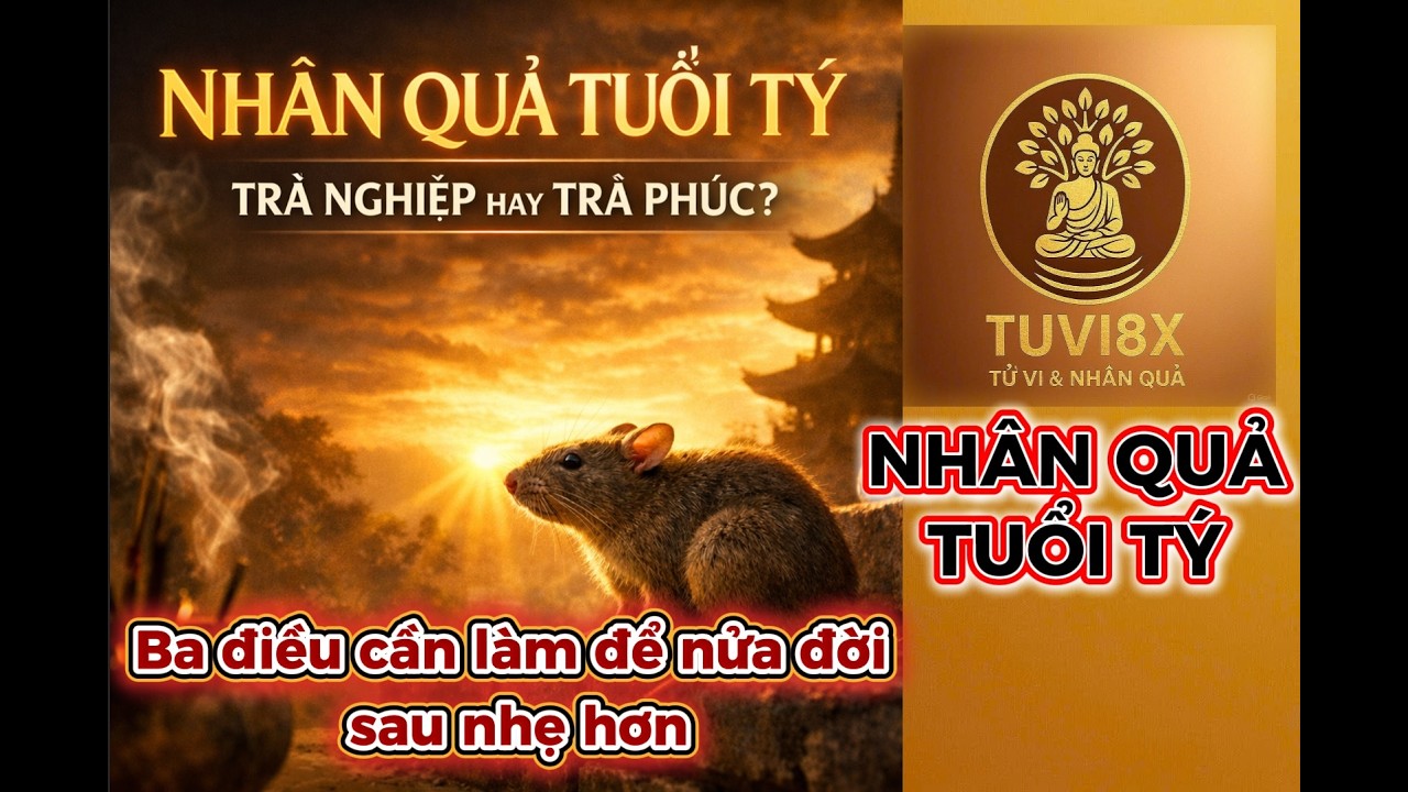 Nhân Quả Tuổi Tý – Vì Sao Trung Niên Là Giai Đoạn Quyết Định Cả Đời?