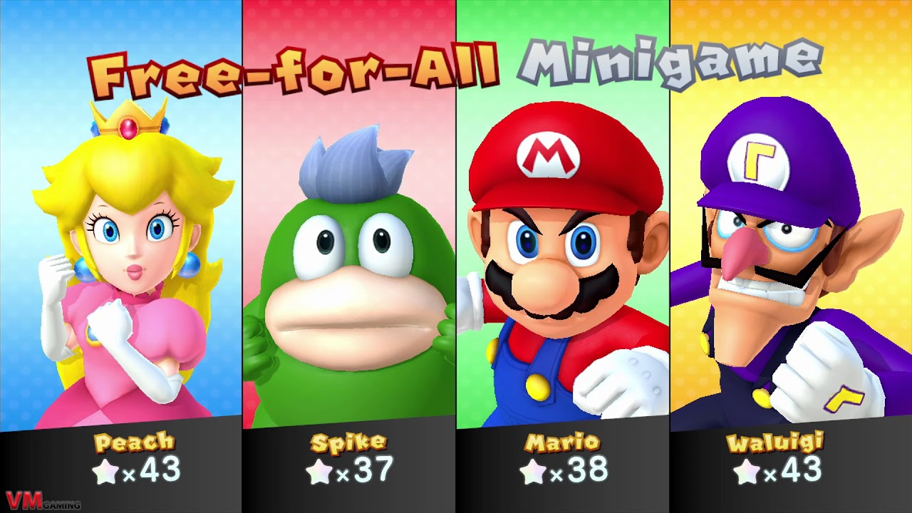 Mario Party 10 Chaos Castle| Peach , Spike , Mario , Waluigi #6