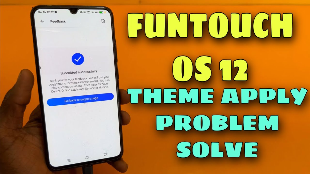 how to solve funtouch Os 12 theme apply problem