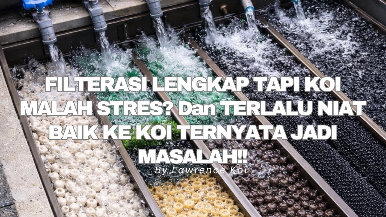 FILTERASI LENGKAP TAPI KOI MALAH STRES? Dan TERLALU NIAT BAIK KE KOI TERNYATA JADI MASALAH!!