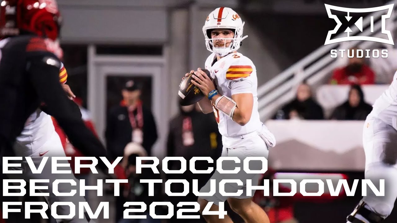 Every Rocco Becht Touchdown from the 2024 College Football Season | Big 12 Football