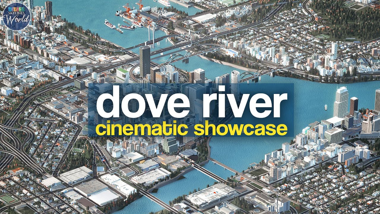 Cities: Skylines: IMPRESSIVE 100k Autumn City | Dove River