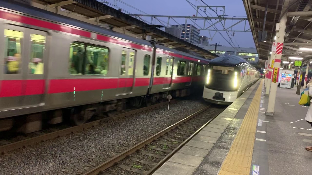 トランスイート四季島 蘇我駅到着