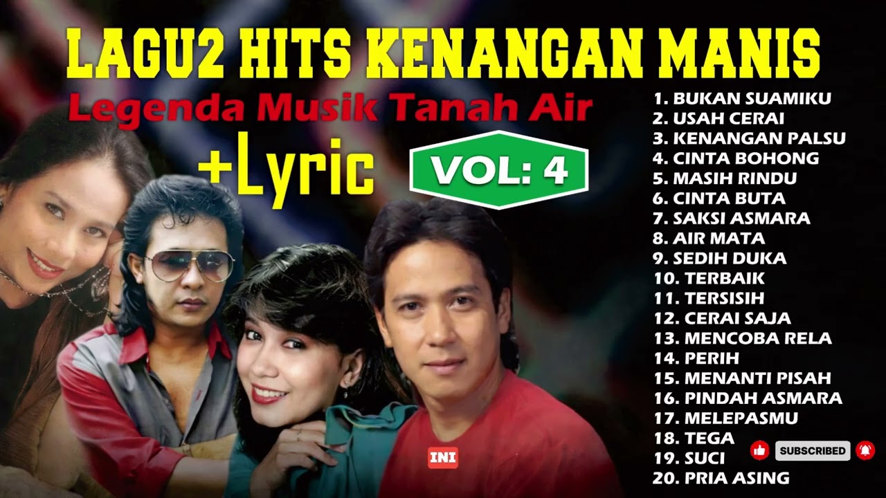 ALBUM HITS LAGU2 SEDIH KENANGAN LAMA. Lyric Official. VIRAL SEPANJANG MASA