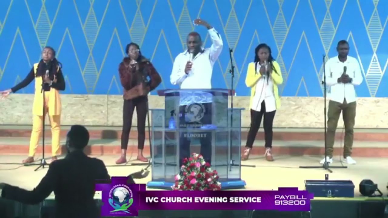 Performing at IVC church Eldoret