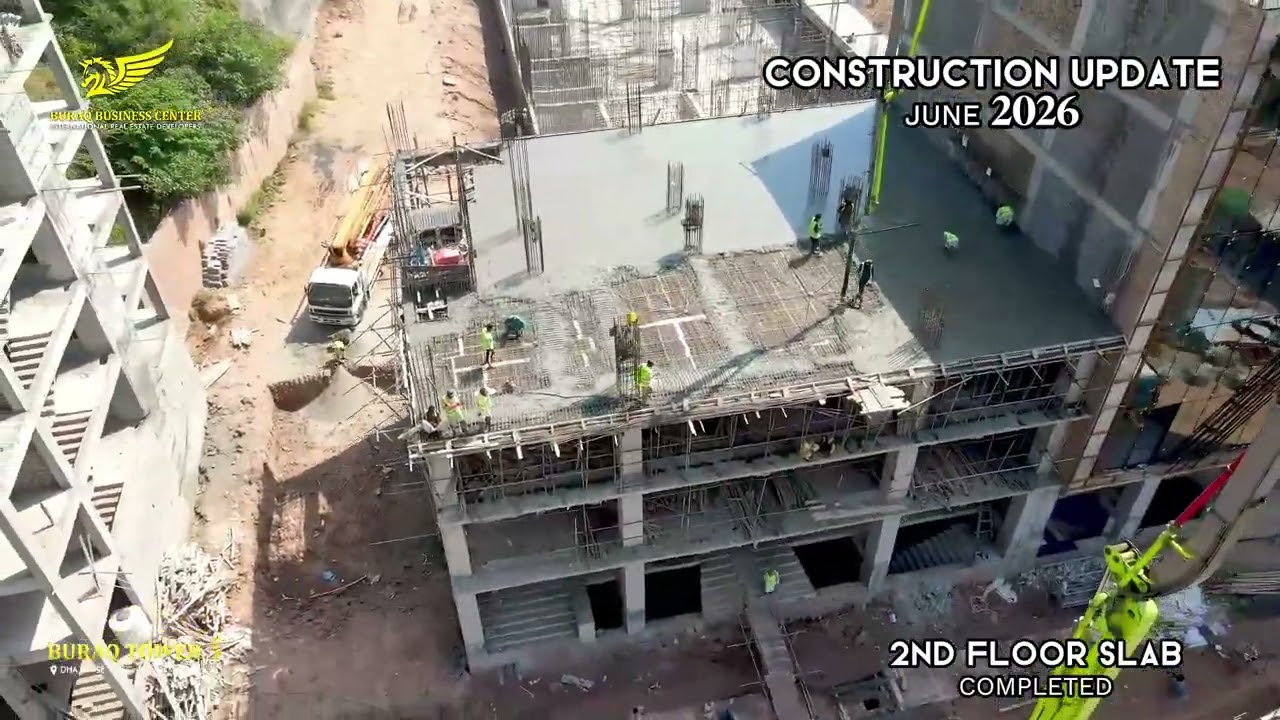 Buraq Tower 3 Construction Update | Premium Commercial Project in DHA Phase 1 Islamabad