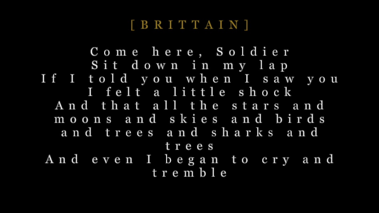 6. Soldier & Rose lyrics (Ghost Quartet)