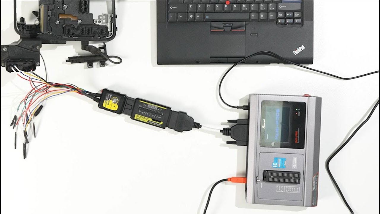 Xhorse Multi Prog Read DQ200 Gearbox with GODIAG G-V Cable and GT107 GT105- OBDII365