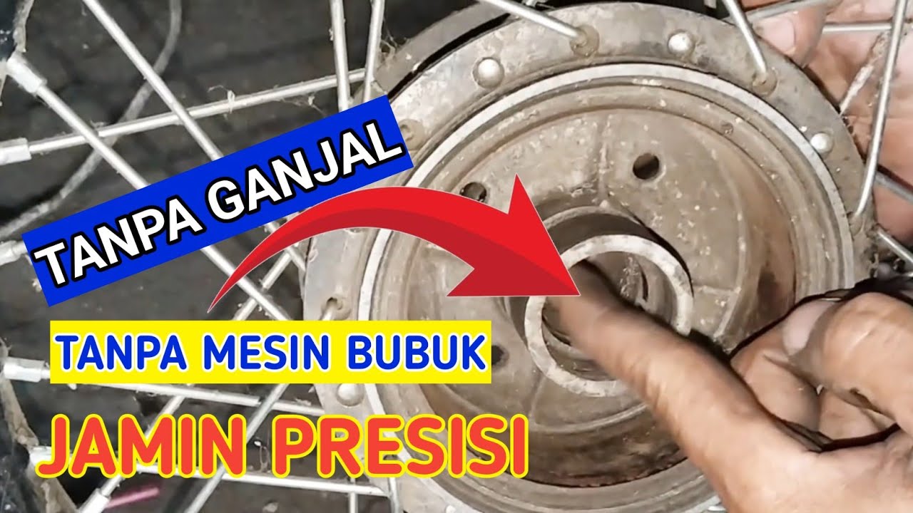 Cara mengatasi rumah laher / bearing oblak parah tanpa bengkel bubut @Otodidak_25 