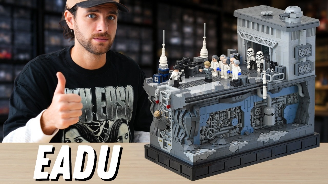 Я построил базу Империи из LEGO по мотивам «Звездных войн».