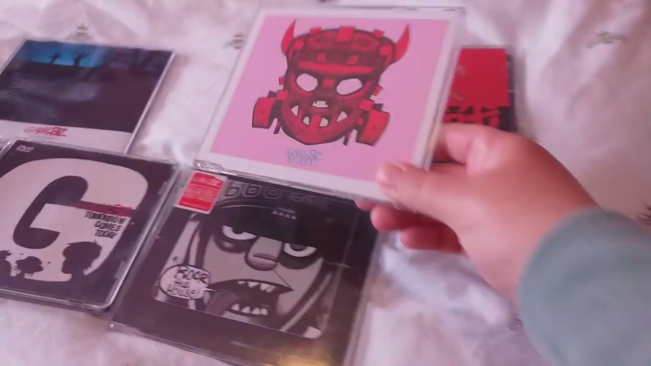 My Gorillaz cd and DVD single collection 2025 edition