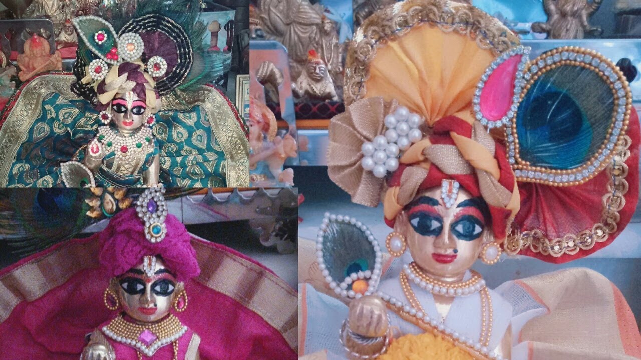How to tie turban to laddu gopal | very easy and step by step | isckon style paghdi