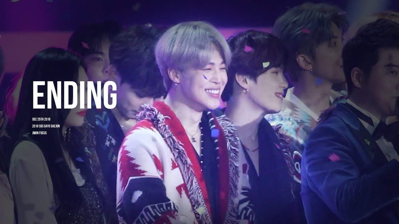 [방탄소년단 지민 직캠] 181225 SBS 가요대전 엔딩 (BTS JIMIN FOCUS) by littleblossom