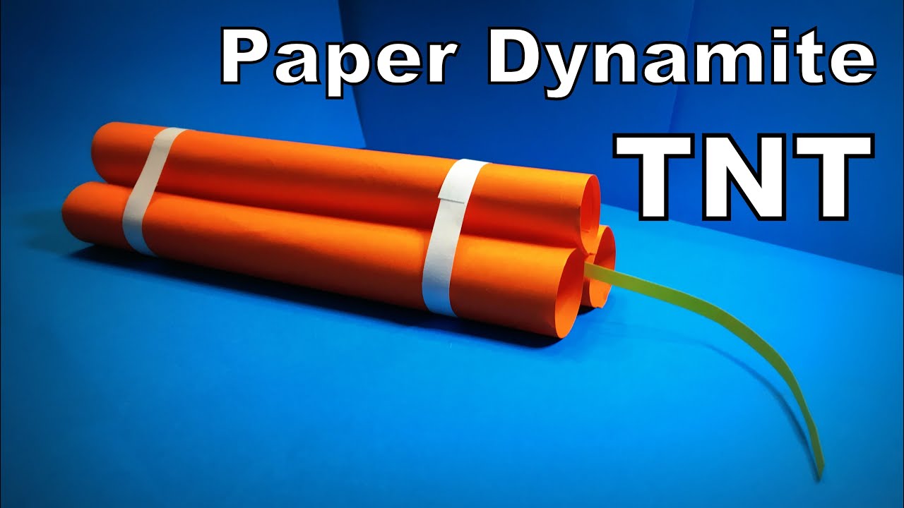 Origami Dynamite | Jak zrobić papierowy dynamit