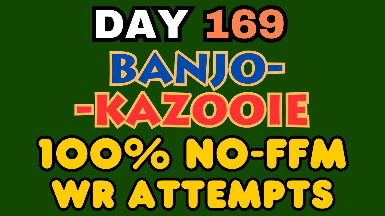 PUSHING FOR 1:58:3X!! | Day 169 of Banjo-Kazooie 100% No FFM Speedruns (N64) | WR of 1:59:04