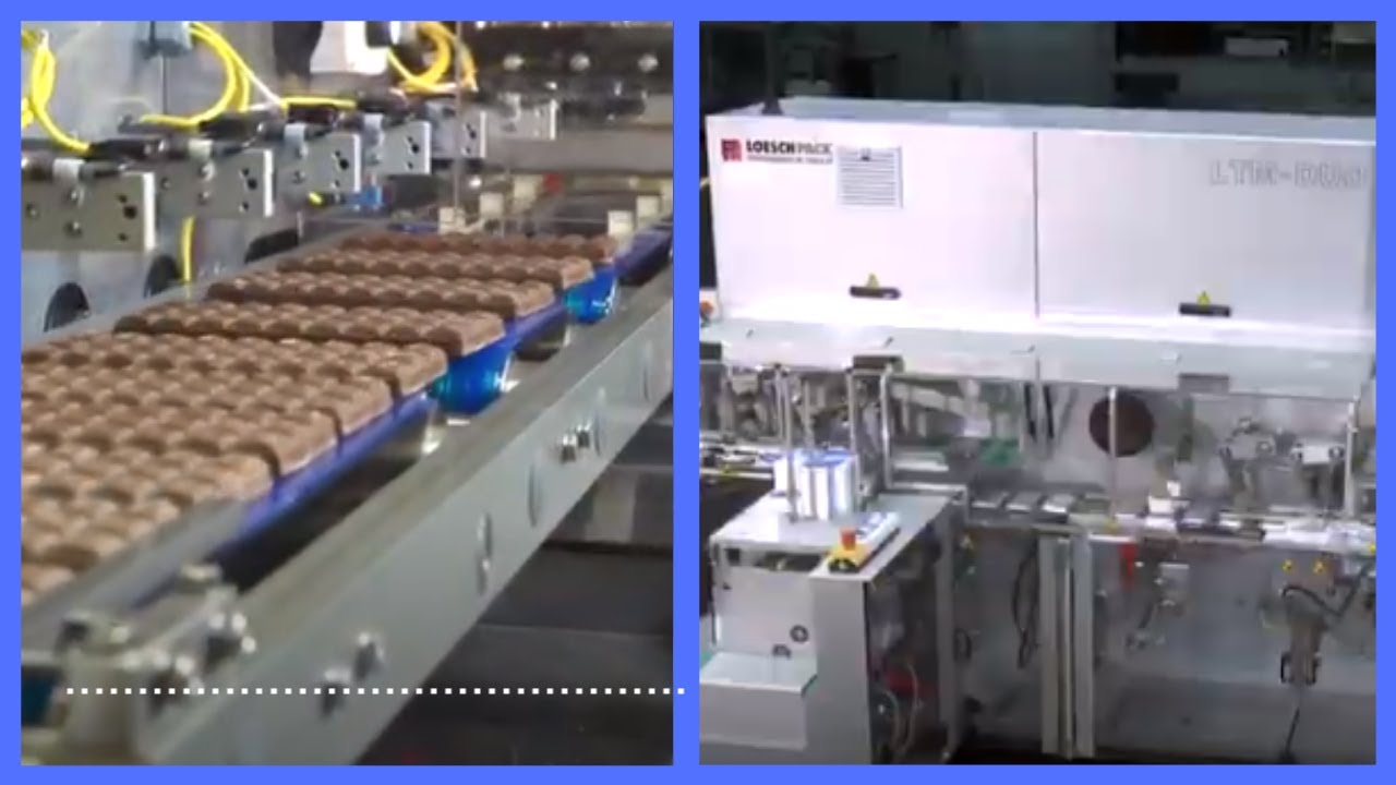 High speed packaging machines for chocolate bars & Candies