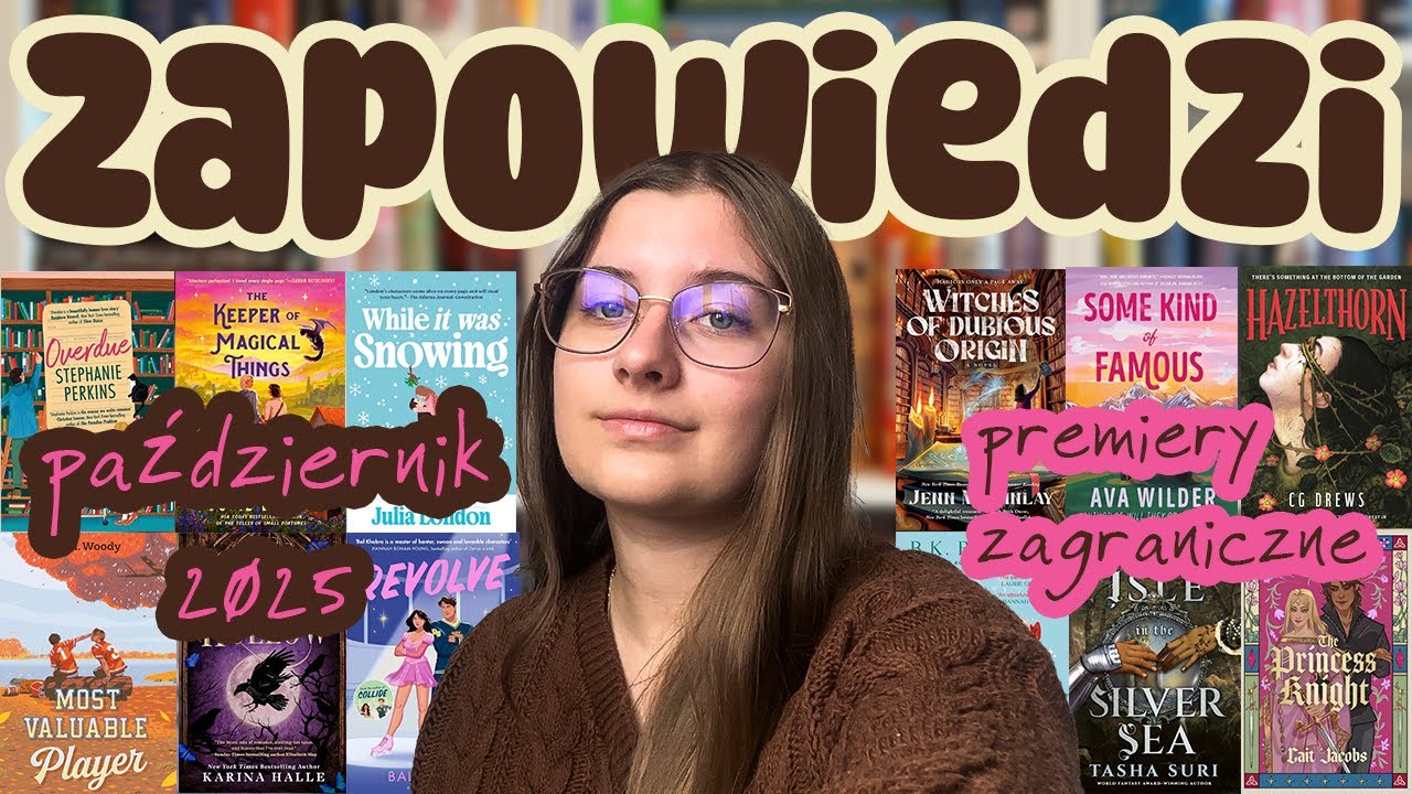 Premiery książek październik 2025 📚 Tylko zagraniczne tytuły