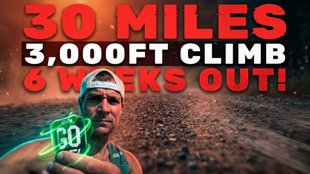 30 Mile Training Run | 3000ft Elevation Training for 100 Miler! | 6 Weeks Out 💪 #TrailRunning