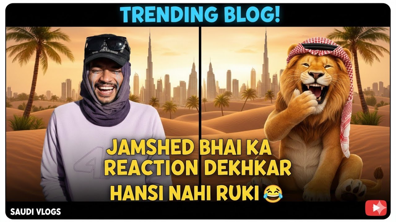 Jamshed Bhai Ka Reaction Dekhkar Hansi Nahi Ruki 😂 | Saudi Vlogs 