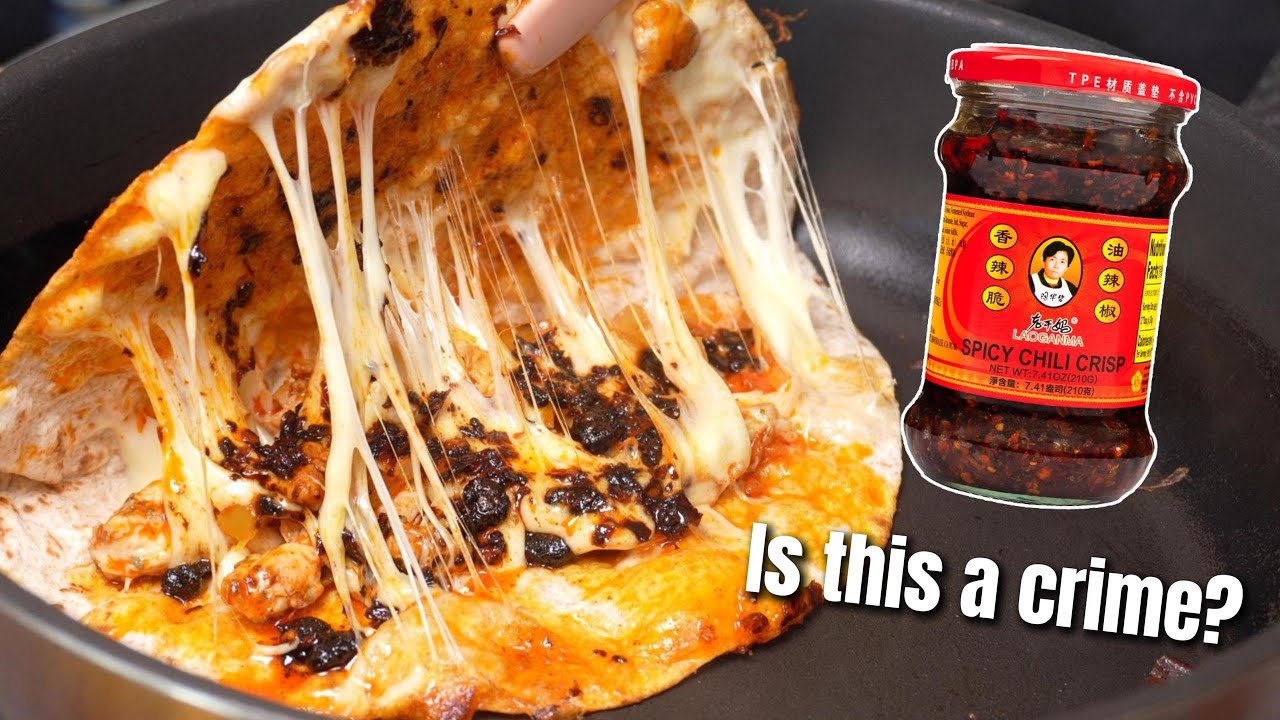 Lao Gan Ma Chicken Quesadilla… Is This a Mistake? ｜老干媽料理