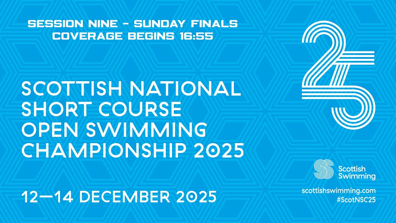 2025 Scottish National Short Course Open Swimming Championships - Session Nine - Sunday Finals