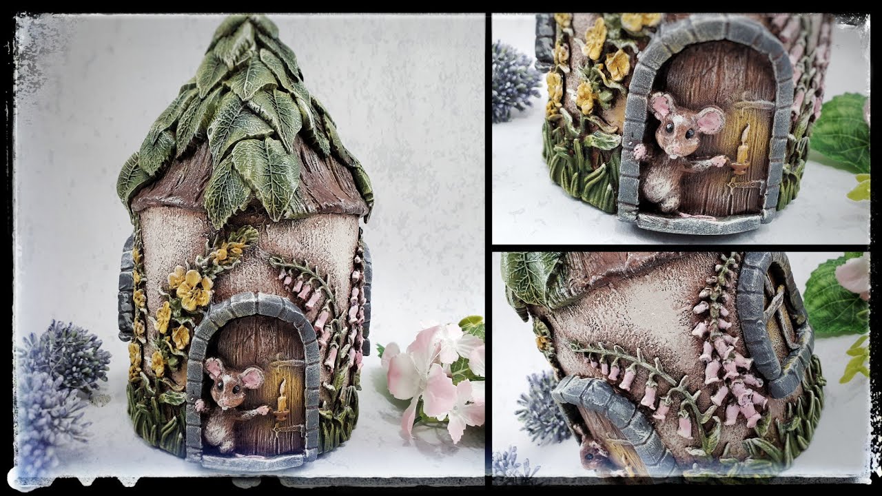 Mouse's summer house 🔅🐭🌸 Letni domek myszki 🐭 decoration....