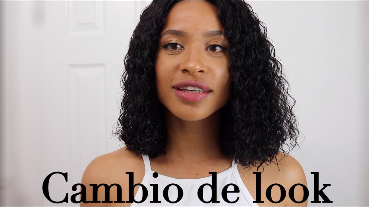 CAMBIO DE LOOK RADICAL con mi nueva peluca rizada | FRIZZYDESI | WIG QTHAIR