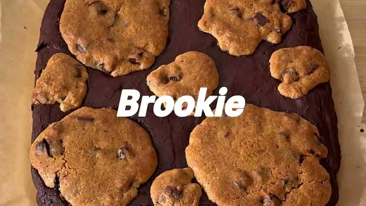 쫀득+바삭 조합의 끝판왕✨ 브라우니+쿠키 브루키 레시피 | The Ultimate Brookie: Fudgy + Crispy Layers
