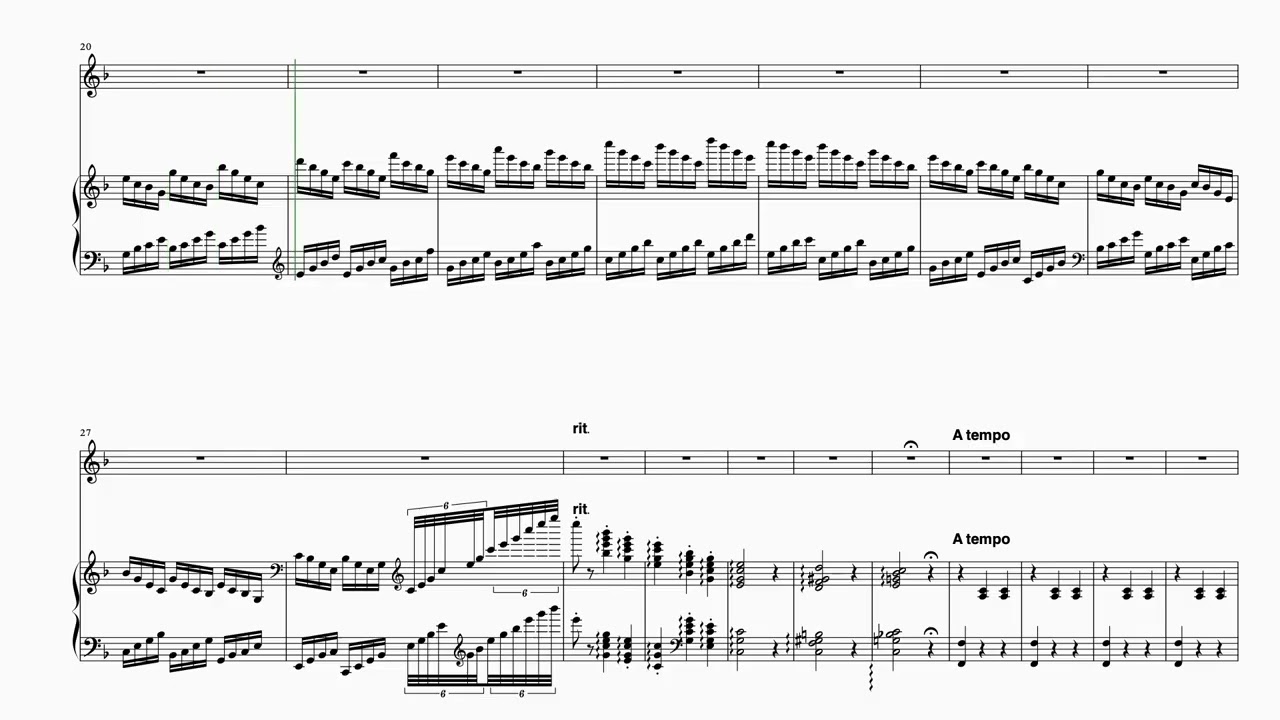[Waltz of the Flowers] Flute and Piano Duet Preview