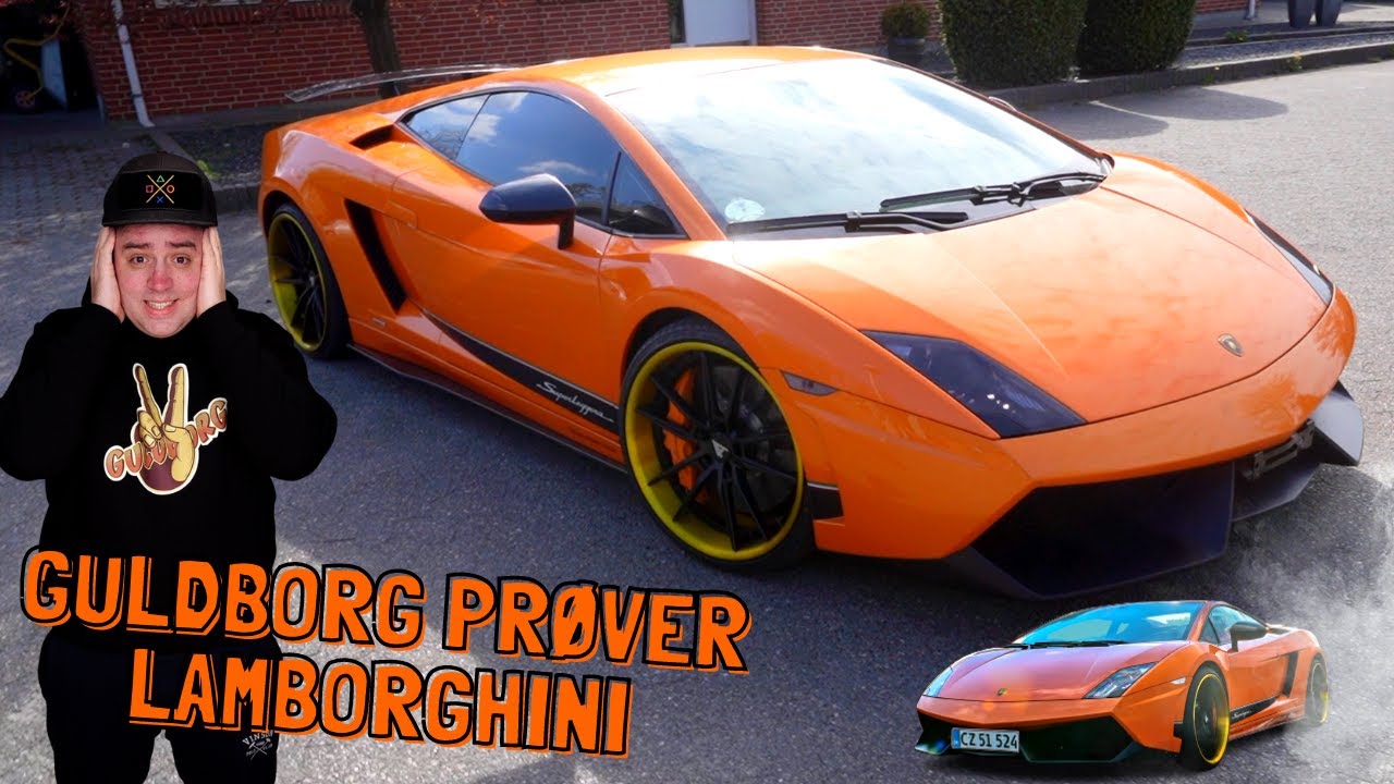 Guldborg prøver min Lamborghini !!!