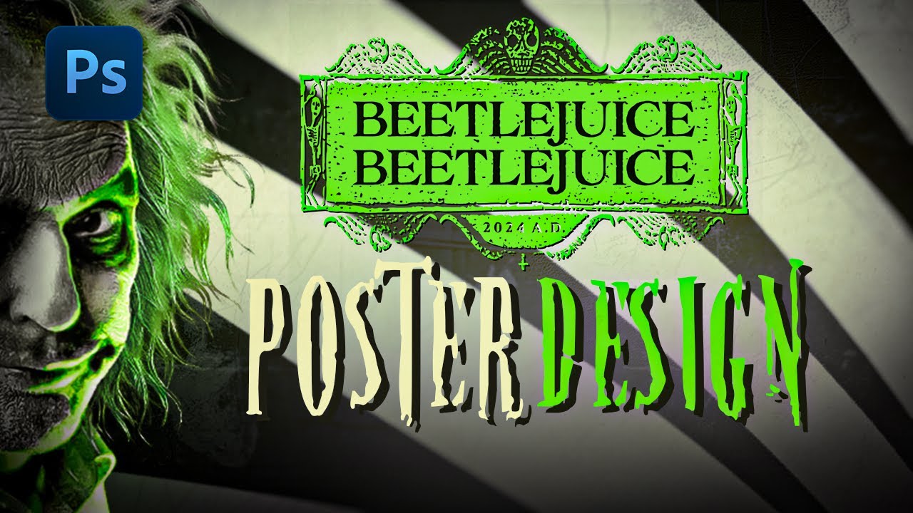 Designing the New Beetlejuice Movie Poster! 🎬
