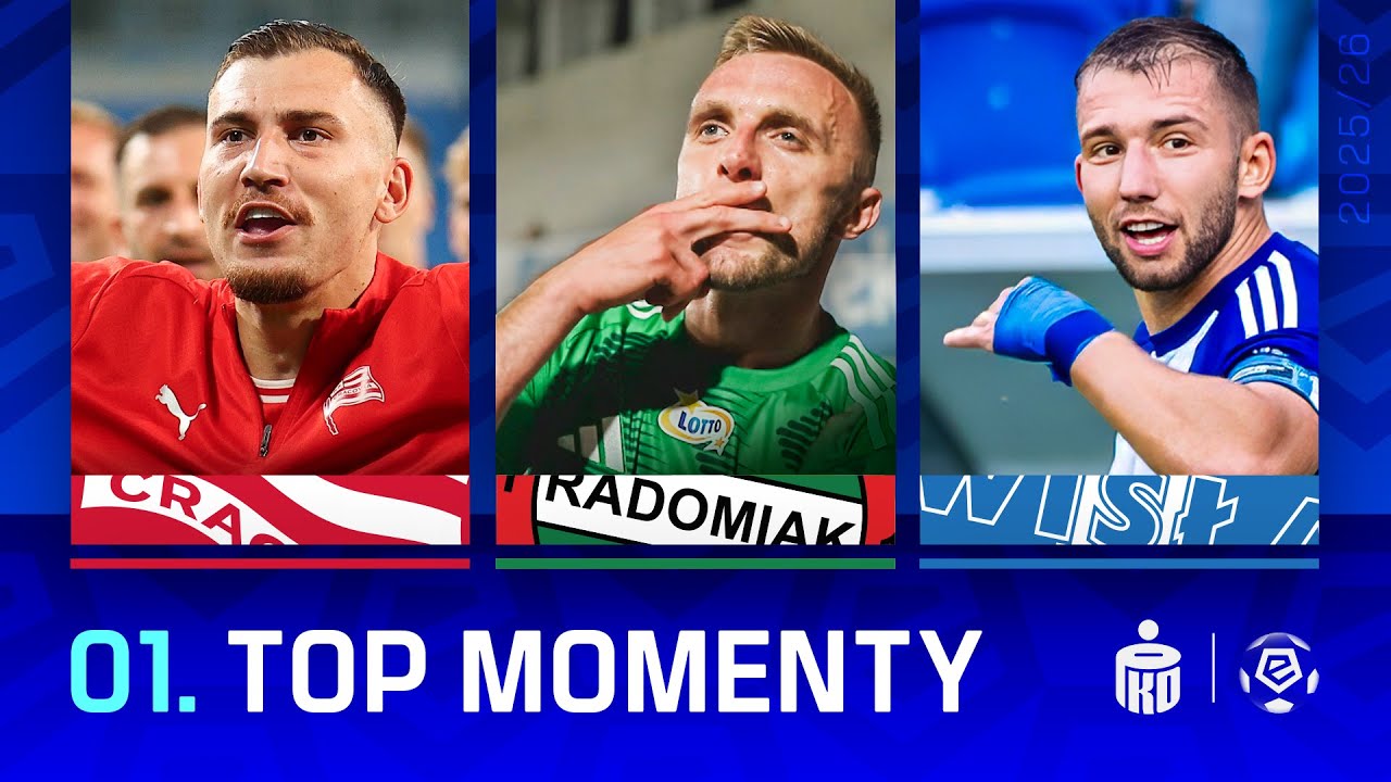 Wszystkie gole 1. kolejki | TOP MOMENTY | Ekstraklasa 2025/26