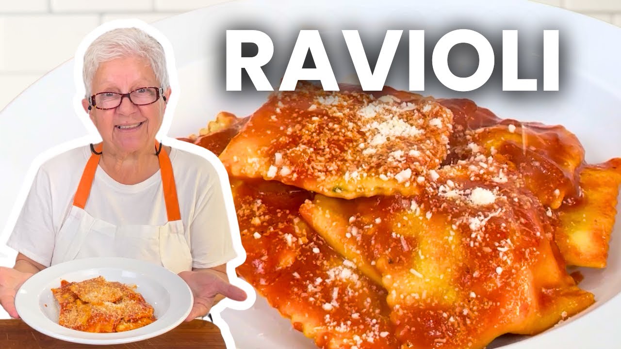 Ravioli Recipe from Scratch with Spinach & Ricotta Filling