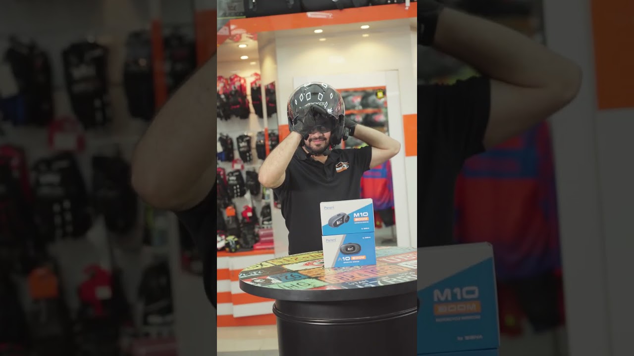 Sena Parani M10 Motorcycle Bluetooth Headset | Al-Khubaizi UAE #shorts #bluetooth #m10 #alkhubaizi