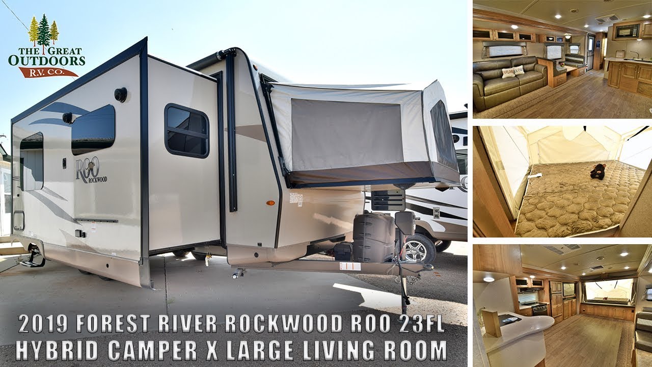 2019 FOREST RIVER ROCKWOOD ROO 23FL гибридный кемпер, автодом, с подогревом, откидными кроватями,...