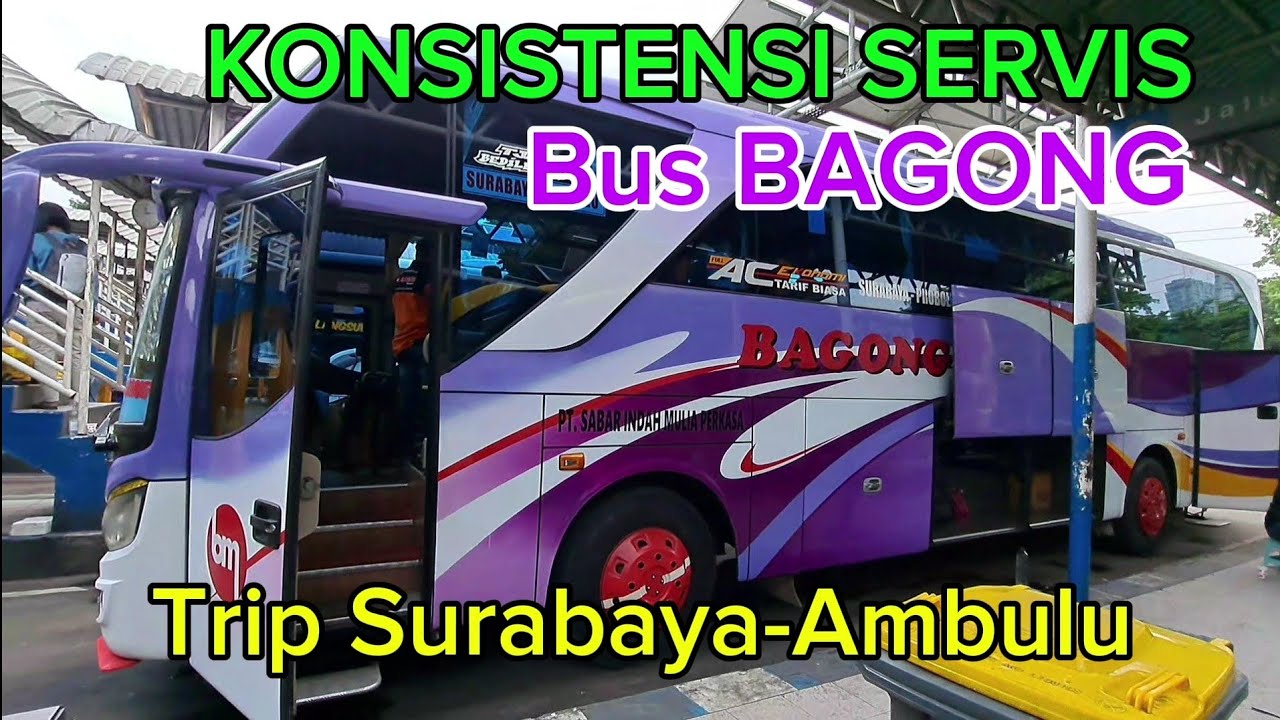 Apakah Servis Bus BAGONG Masih Konsisten⁉️ Cepat Murah Nyaman Trip Surabaya-Ambulu 