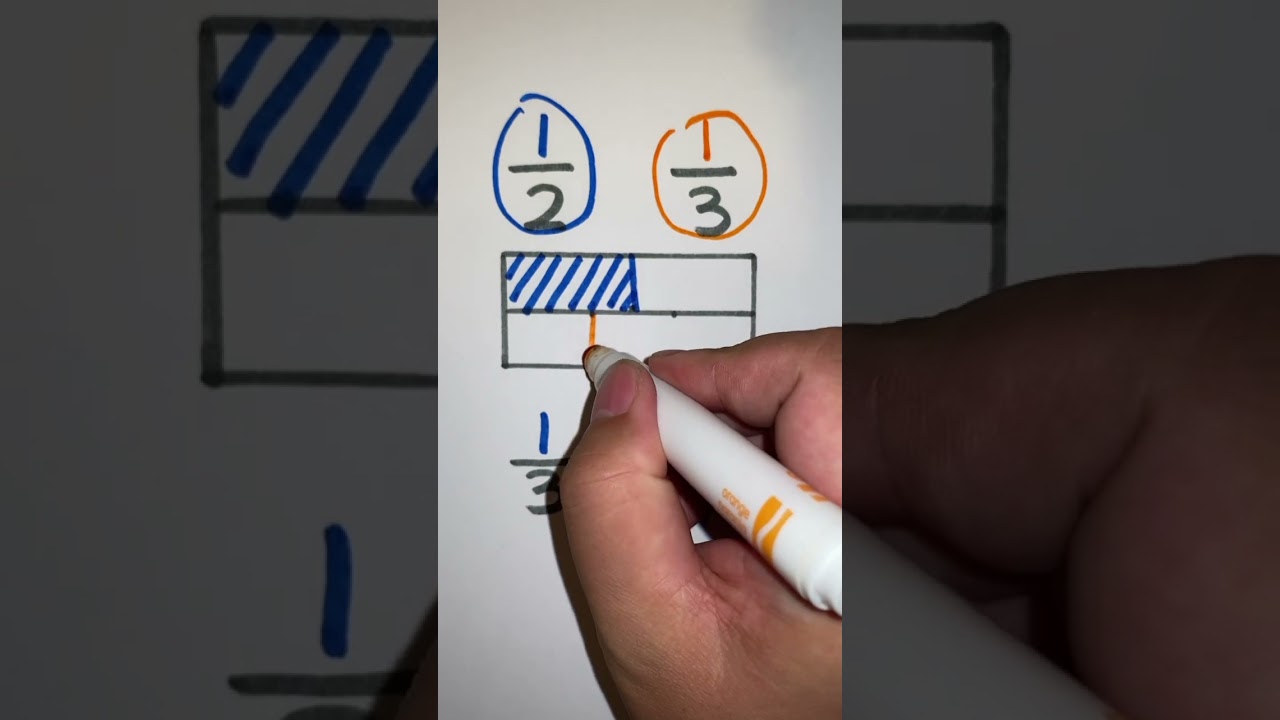 Comparing Fractions | How to compare fractions | fraction tricks #fraction #fractions #shorts